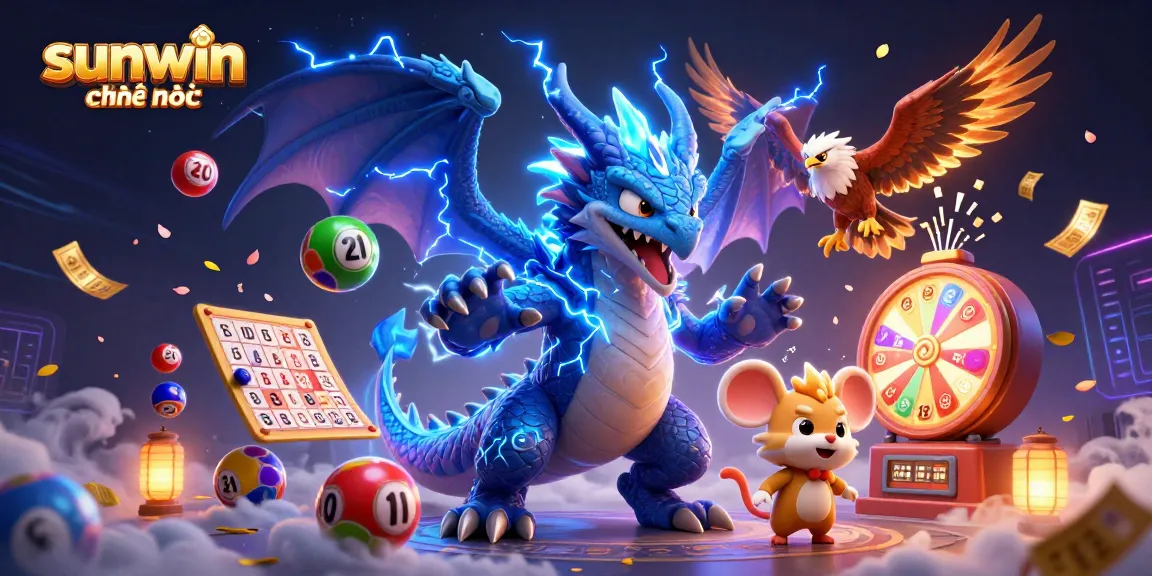 Experience thrilling action with sunwin chính thức and vibrant casino games in an electrifying 3D scene.